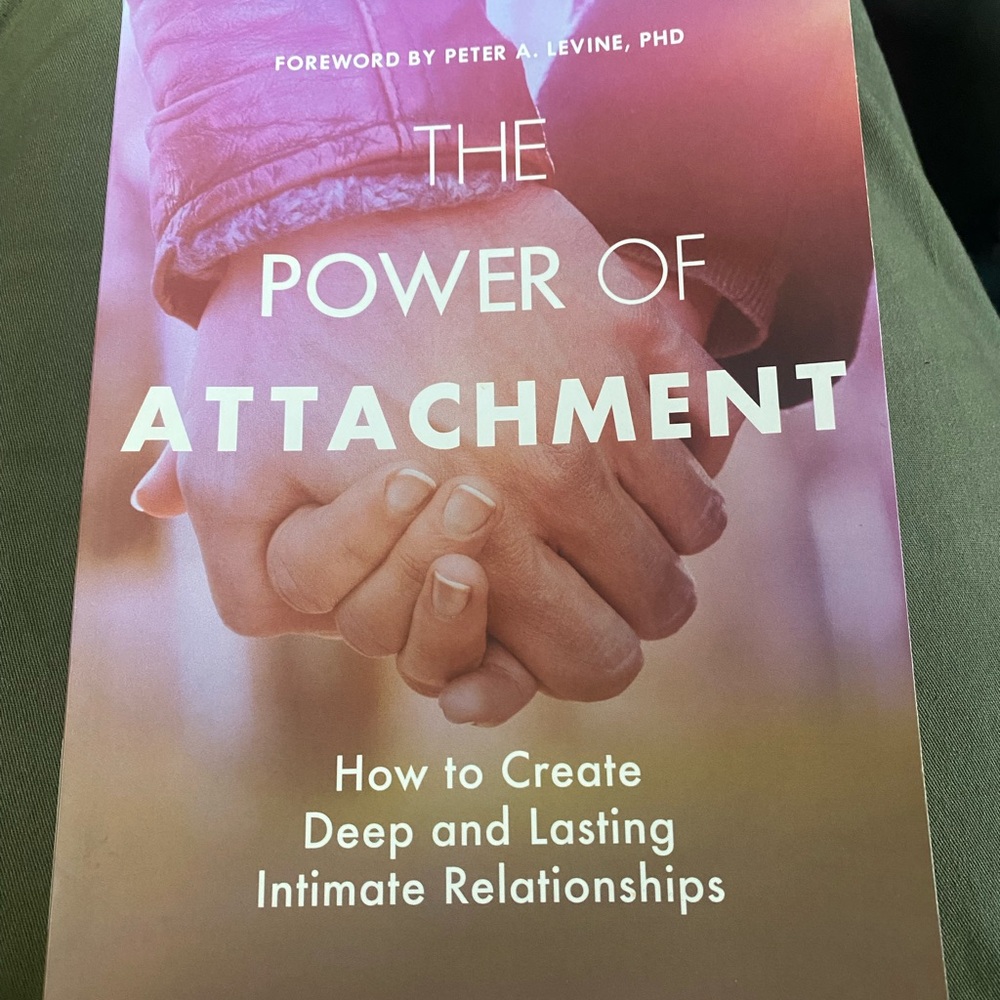 The Power of Attachment — Pink Gradient Coffee Table Book